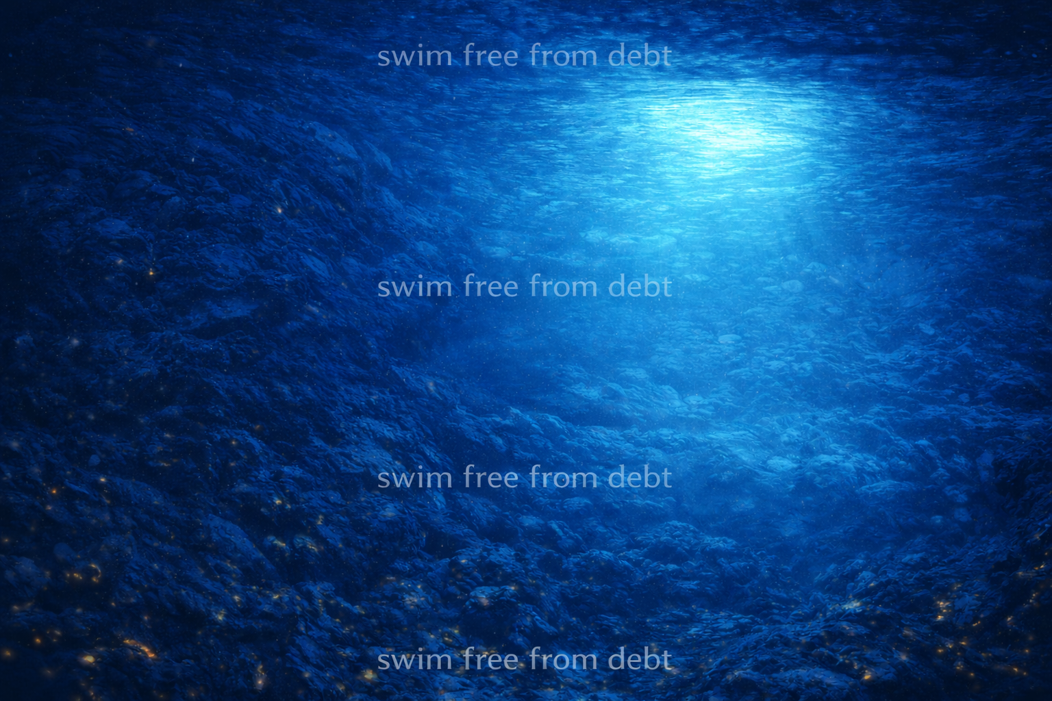 Bankruptcy Shark Hero Background