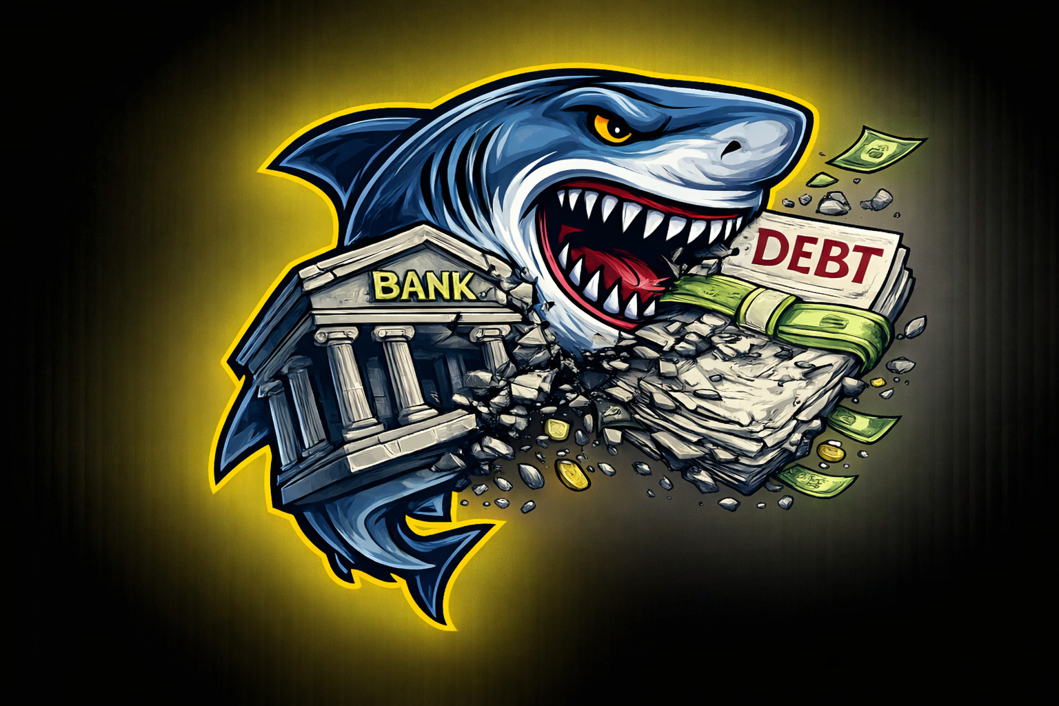 Bankruptcy Shark Logo